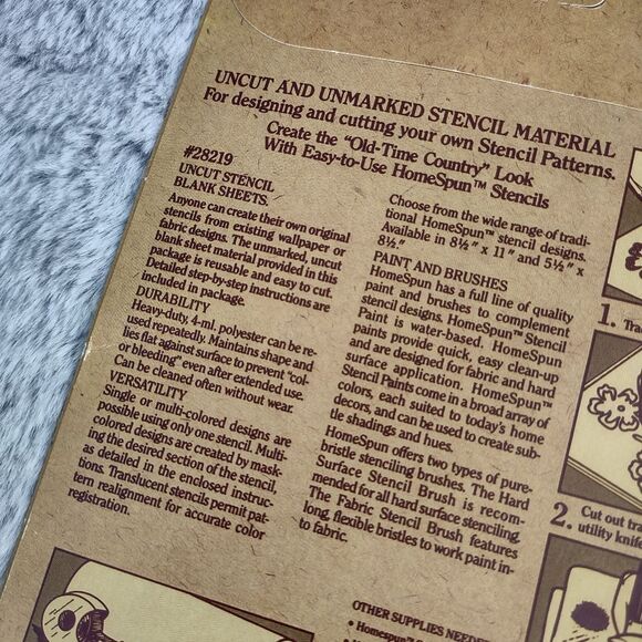 𝅺Homespun Stencil Set - Picture 4 of 5